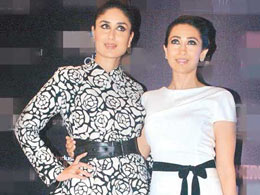 Karisma Kapoor visited the sets of Bebo's item number with some tips